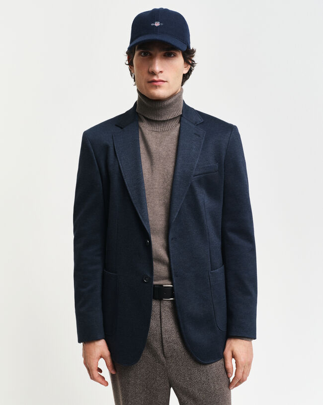 Americana de punto de sarga Two-Toned