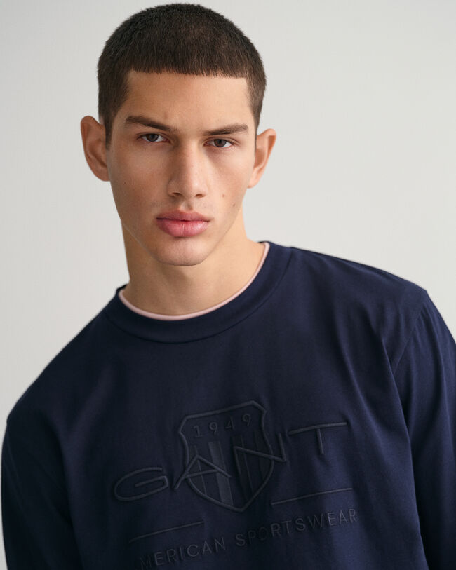 Camiseta de manga larga Tonal Shield