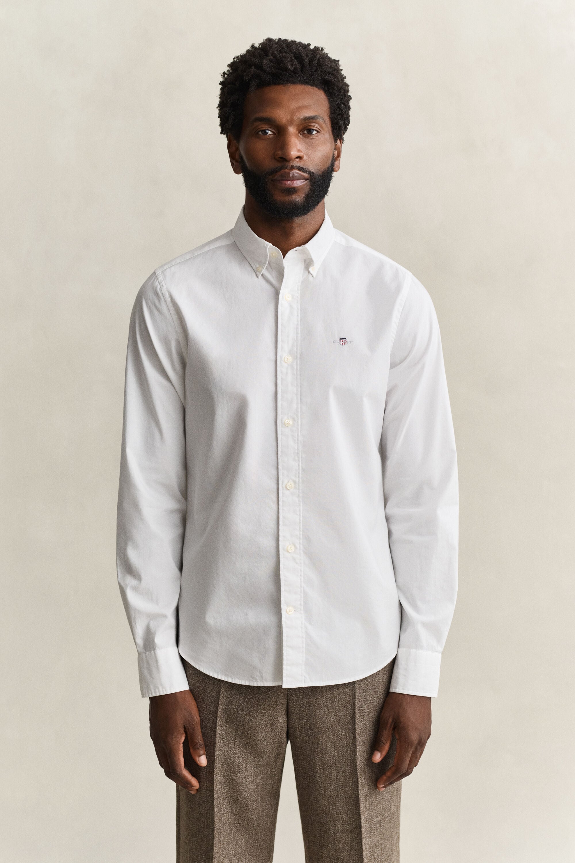 Camisa de popelina Slim Fit clásica