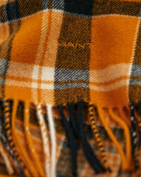 Bufanda tejida de cuadros