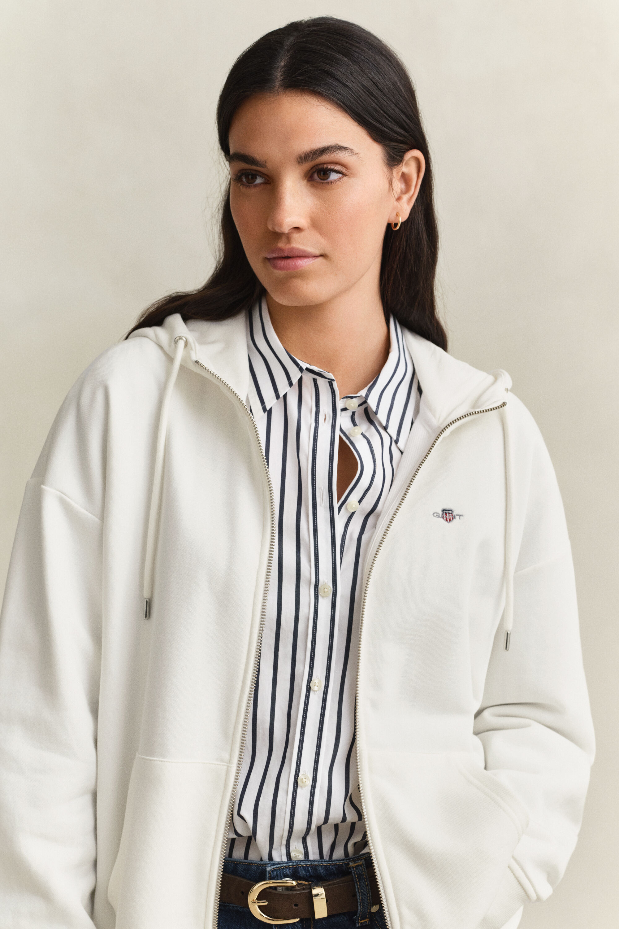 Sudadera con capucha y cremallera Shield