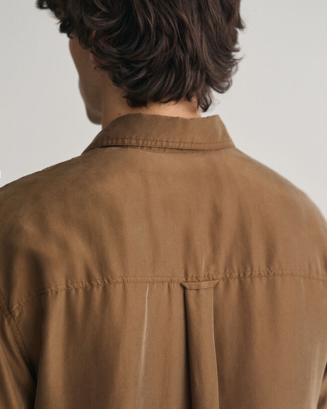 Camisa Relaxed Fit de seda