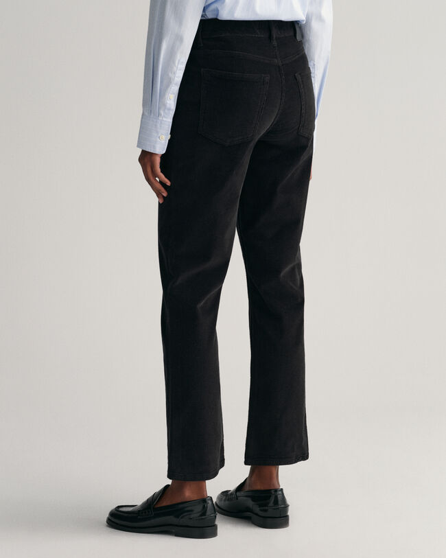 Vaqueros tobilleros de pana acampanados