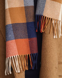 Bufanda de cuadros multicolor