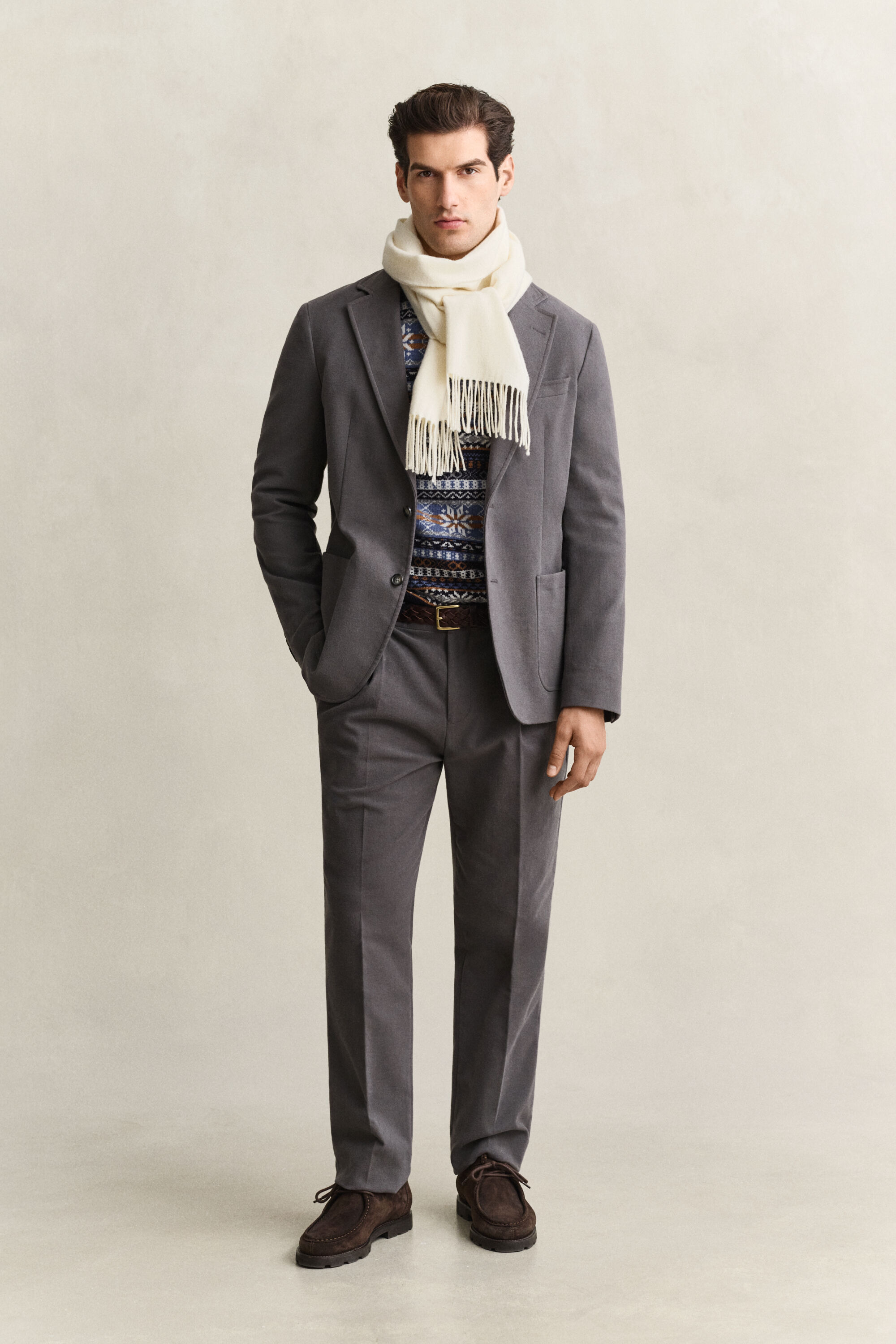Chaqueta de traje de molesquín