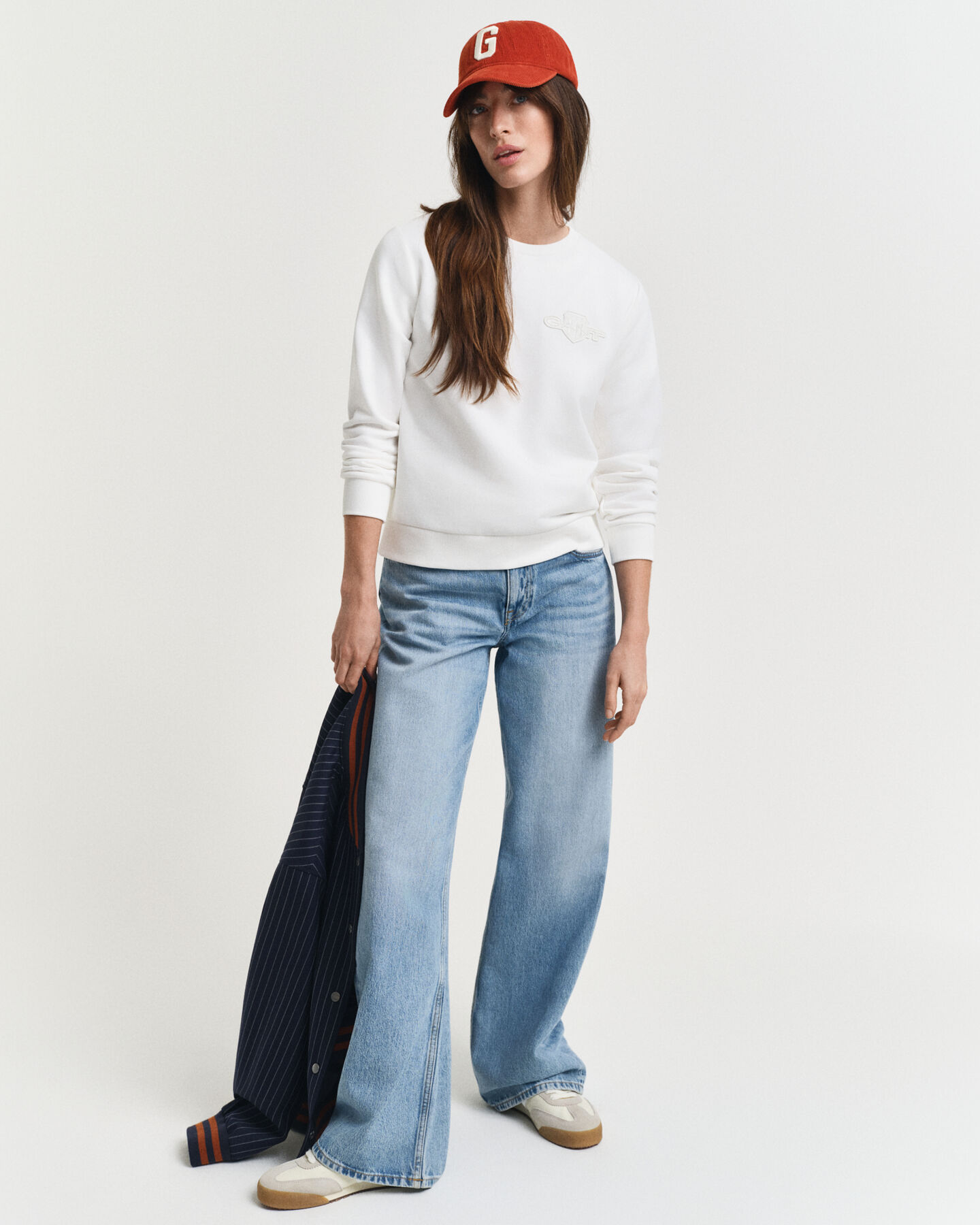 Sudadera Tonal Shield de cuello redondo