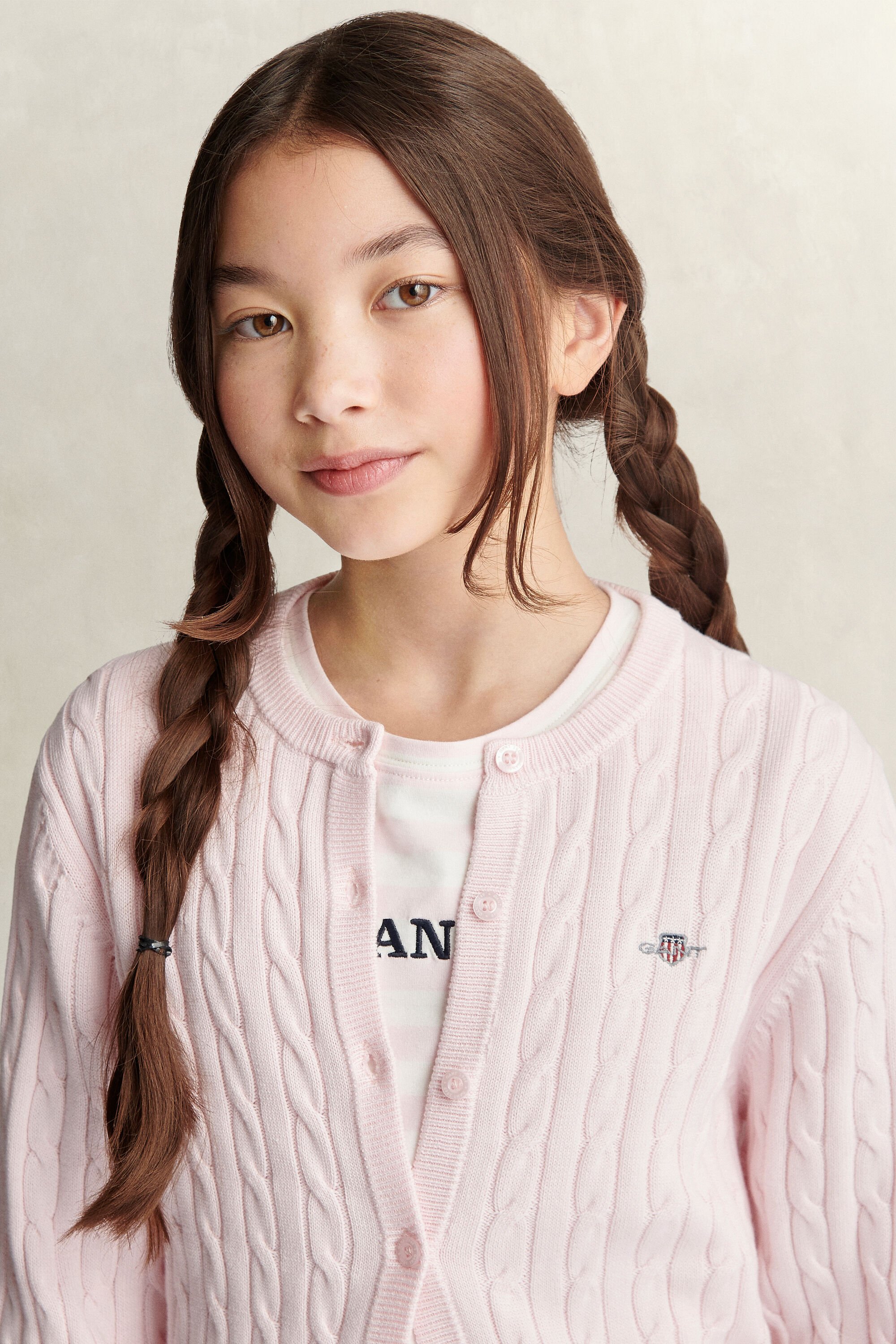 Cárdigan de punto de ochos Teen Girls