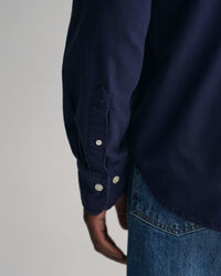 Camisa Oxford Regular Fit cepillada