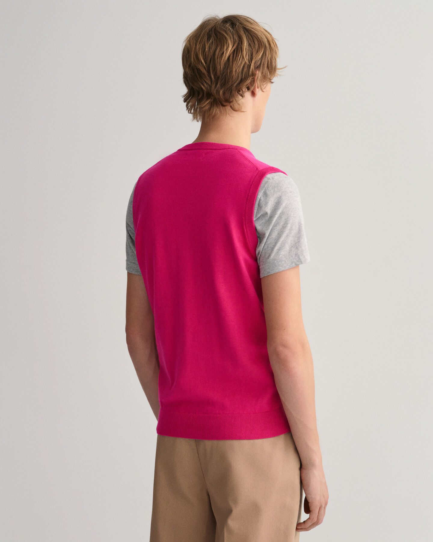 Chaleco de punto de algodón Classic