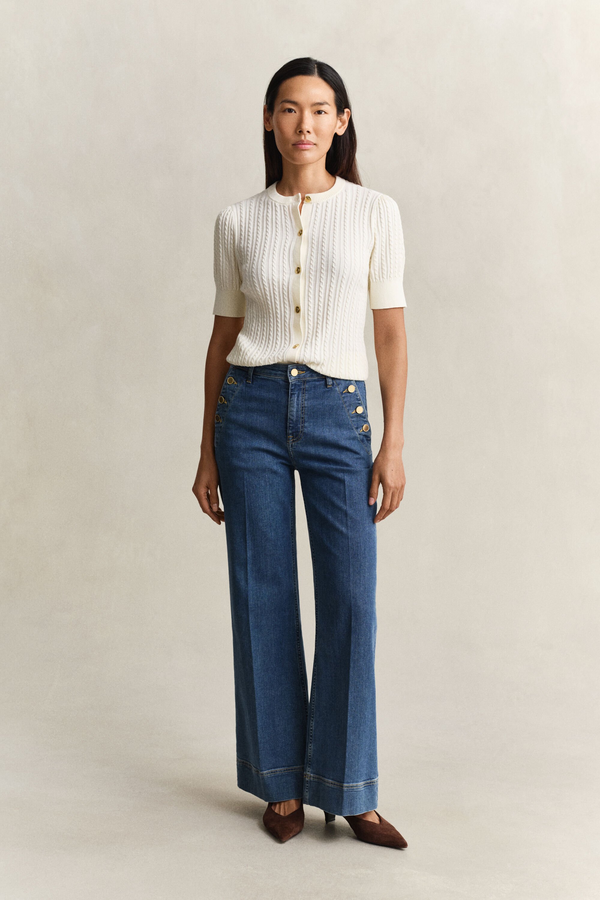 Vaqueros acampanados Nautical