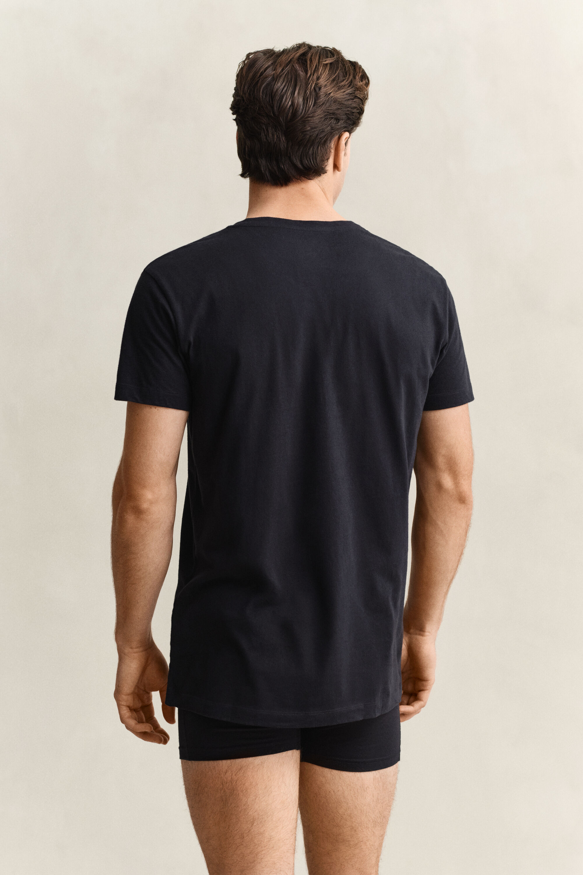 Paquete de dos camisetas de cuello de pico