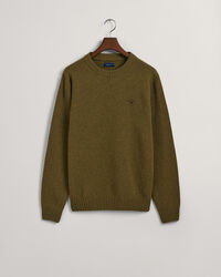 Jersey de cuello redondo en lana cepillada