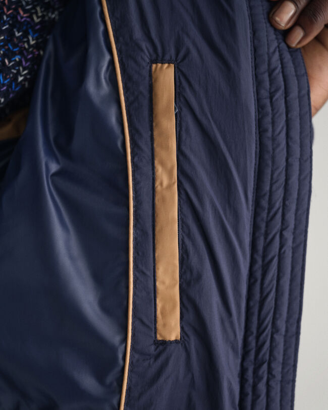 Abrigo de largo completo y plumón