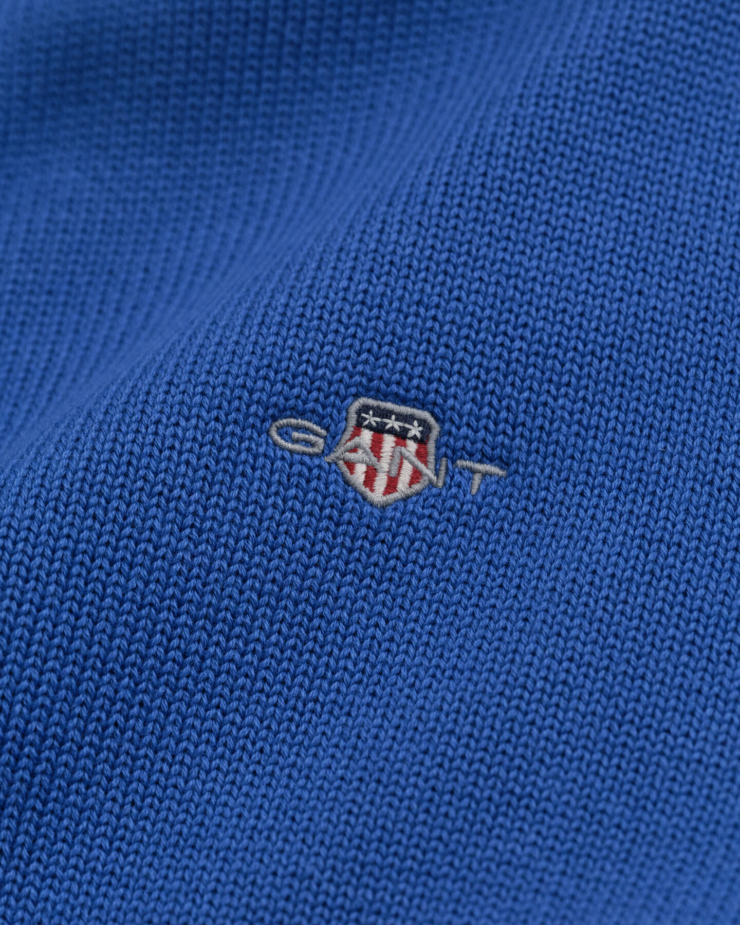 Jersey de algodón con media cremallera Casual