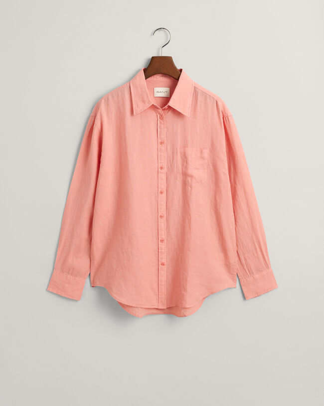 Camisa Relaxed Fit de lino