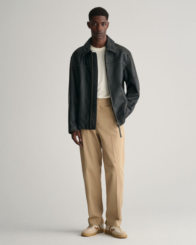 Cazadora de piel Moto