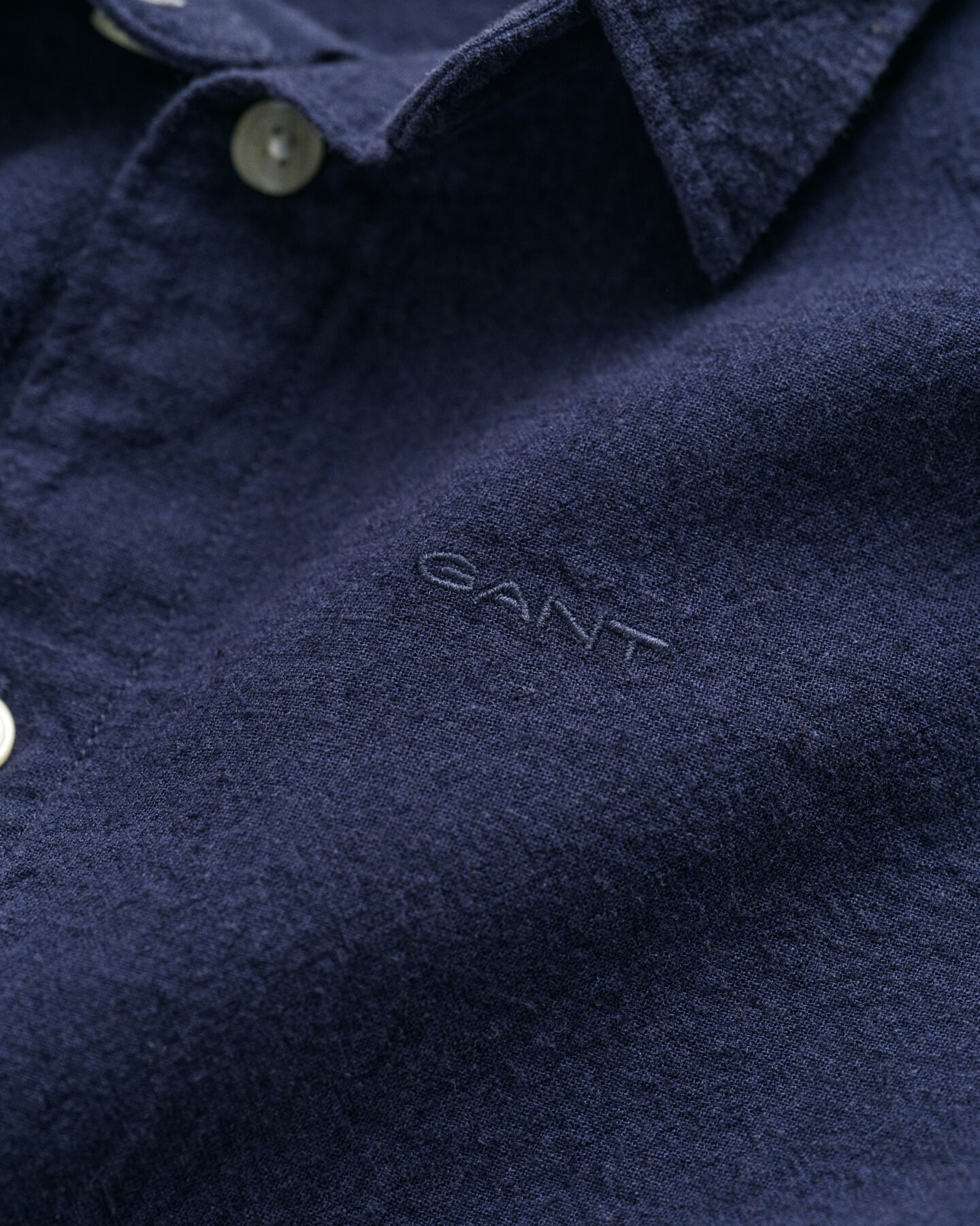 Camisa de manga corta en algod&oacute;n y lino Kids