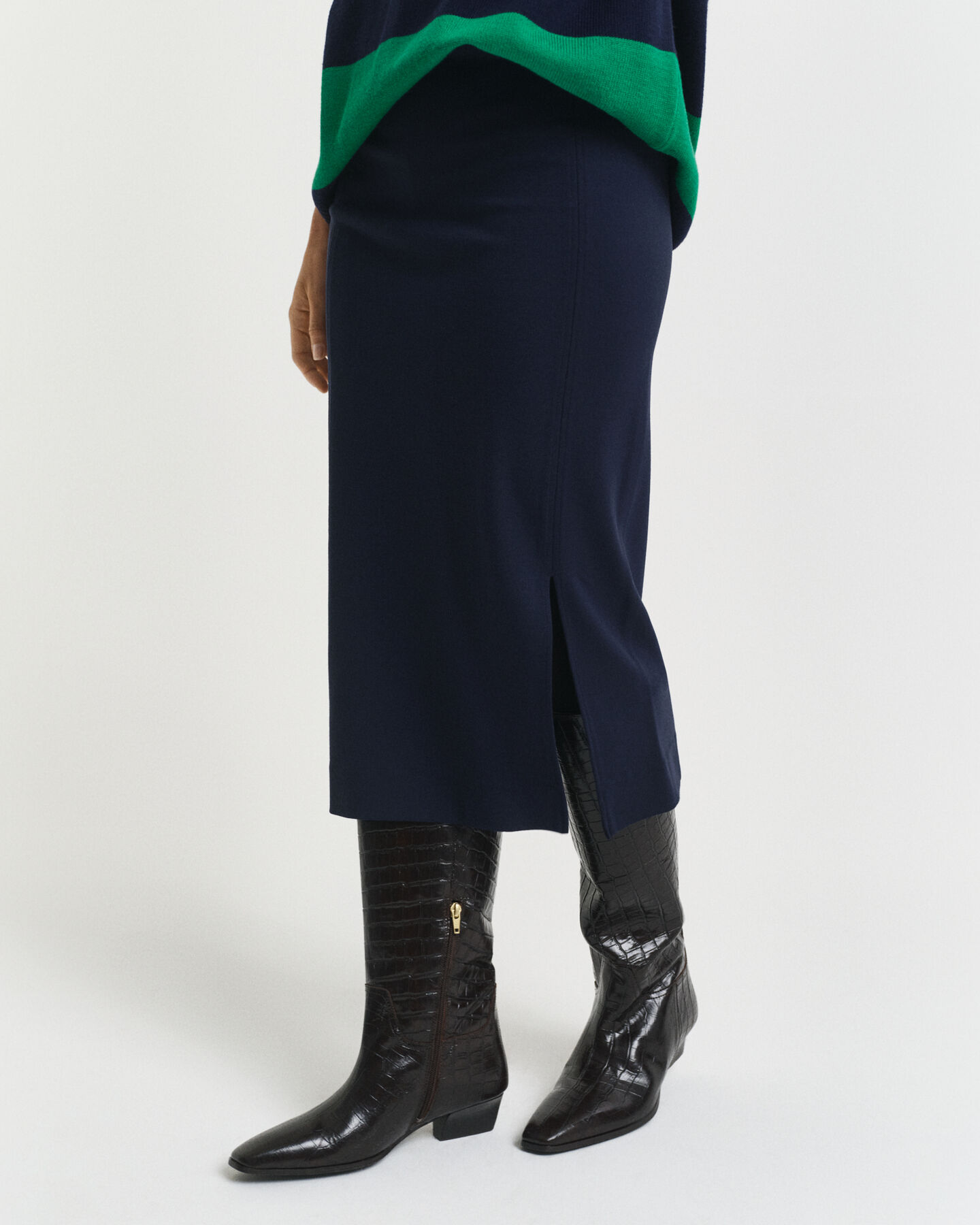 Falda de tubo de punto