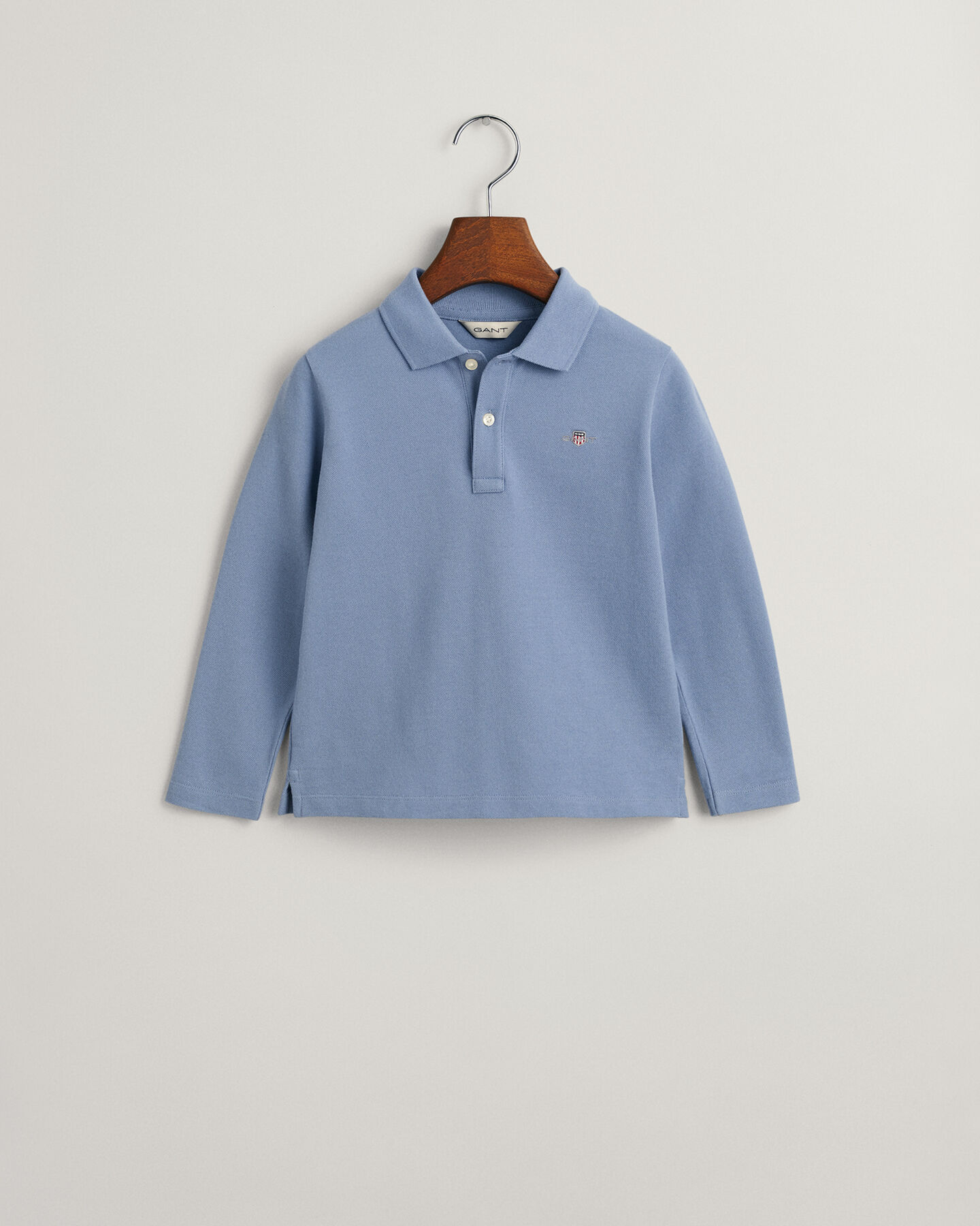 Polo de piqu&eacute; de manga larga Shield Kids