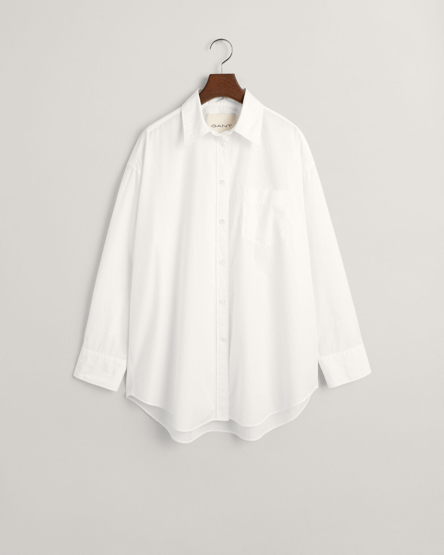 Camisa extragrande de popelina