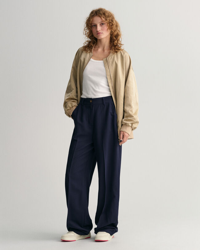 Cazadora bomber satinada