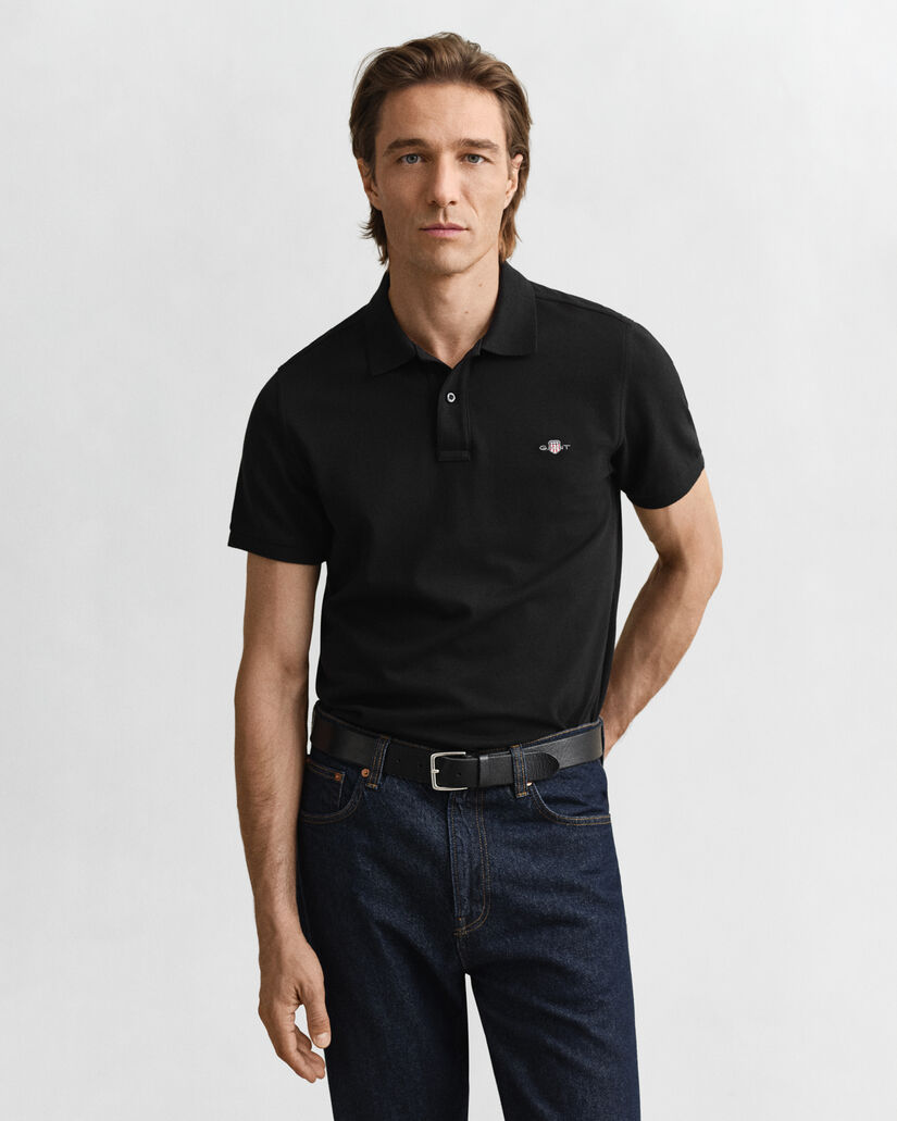 Polo de piqué Regular Fit Shield