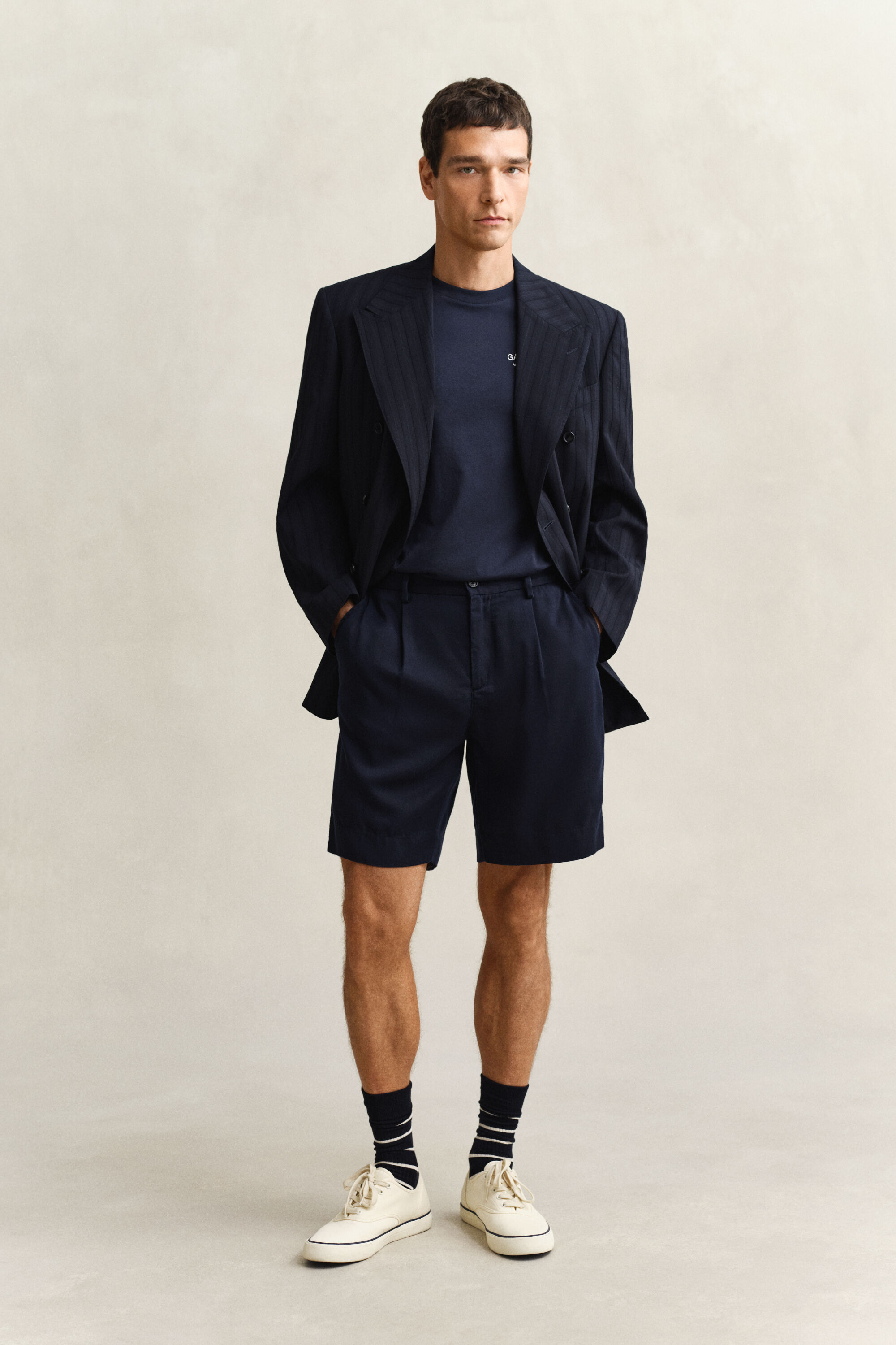 Pantalones cortos de lyocell