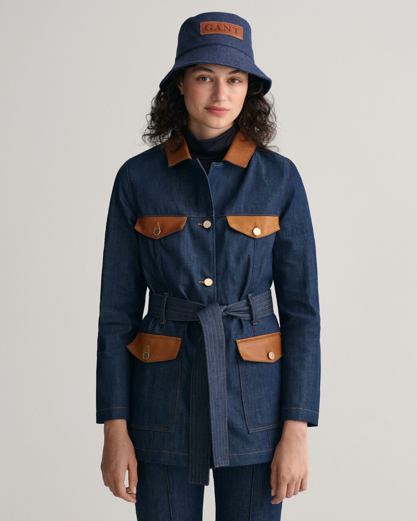 Gorro de pescador en tela vaquera