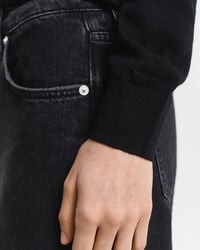 Jersey de cuello redondo en lana merino extrafina