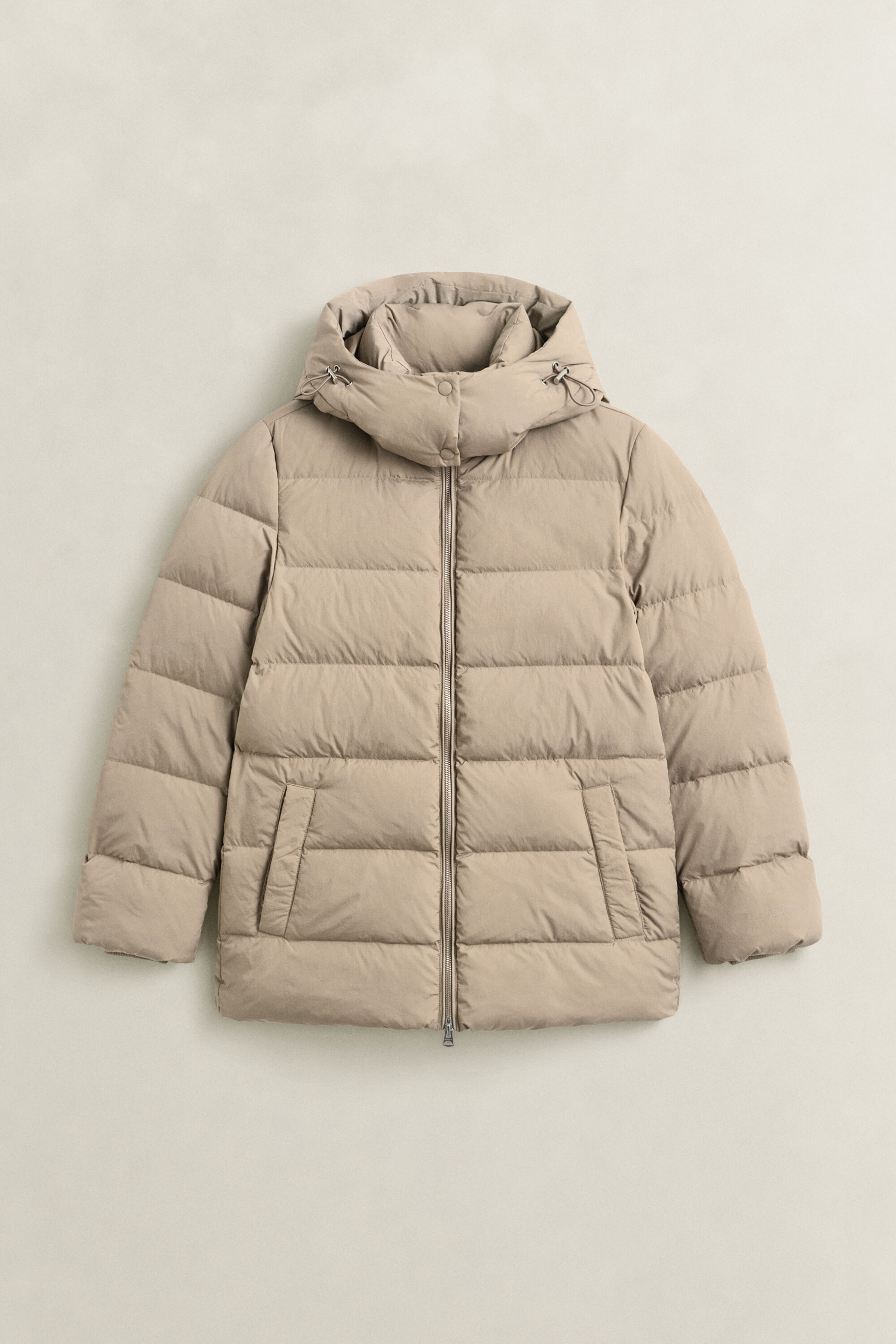 Chaqueta de plumón de largo medio