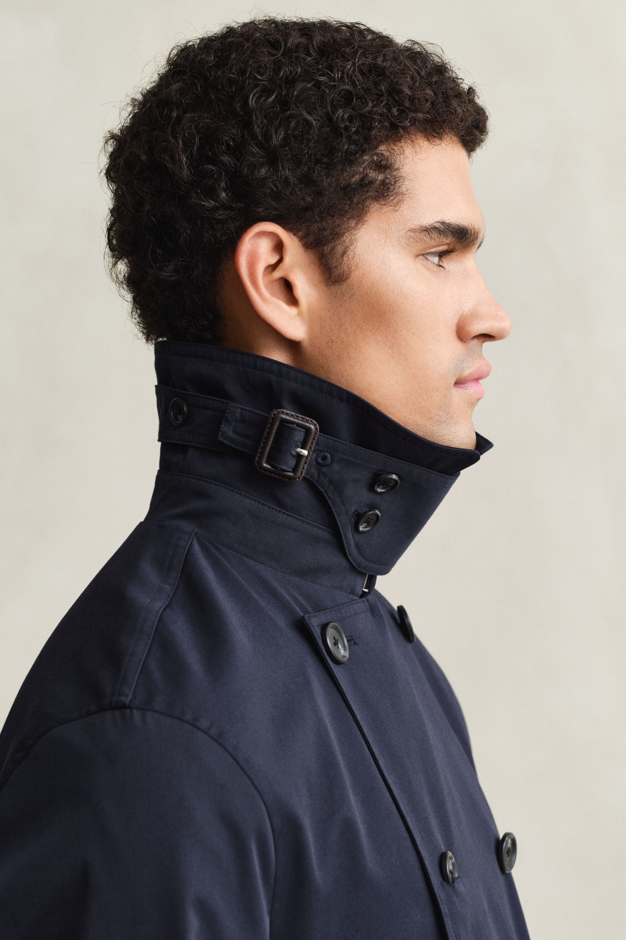 Gabardina en mezcla de algodón