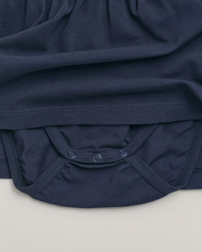 Vestido tipo polo de piqu&eacute; Baby Girl