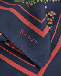 Pañuelo de seda con estampado de flores