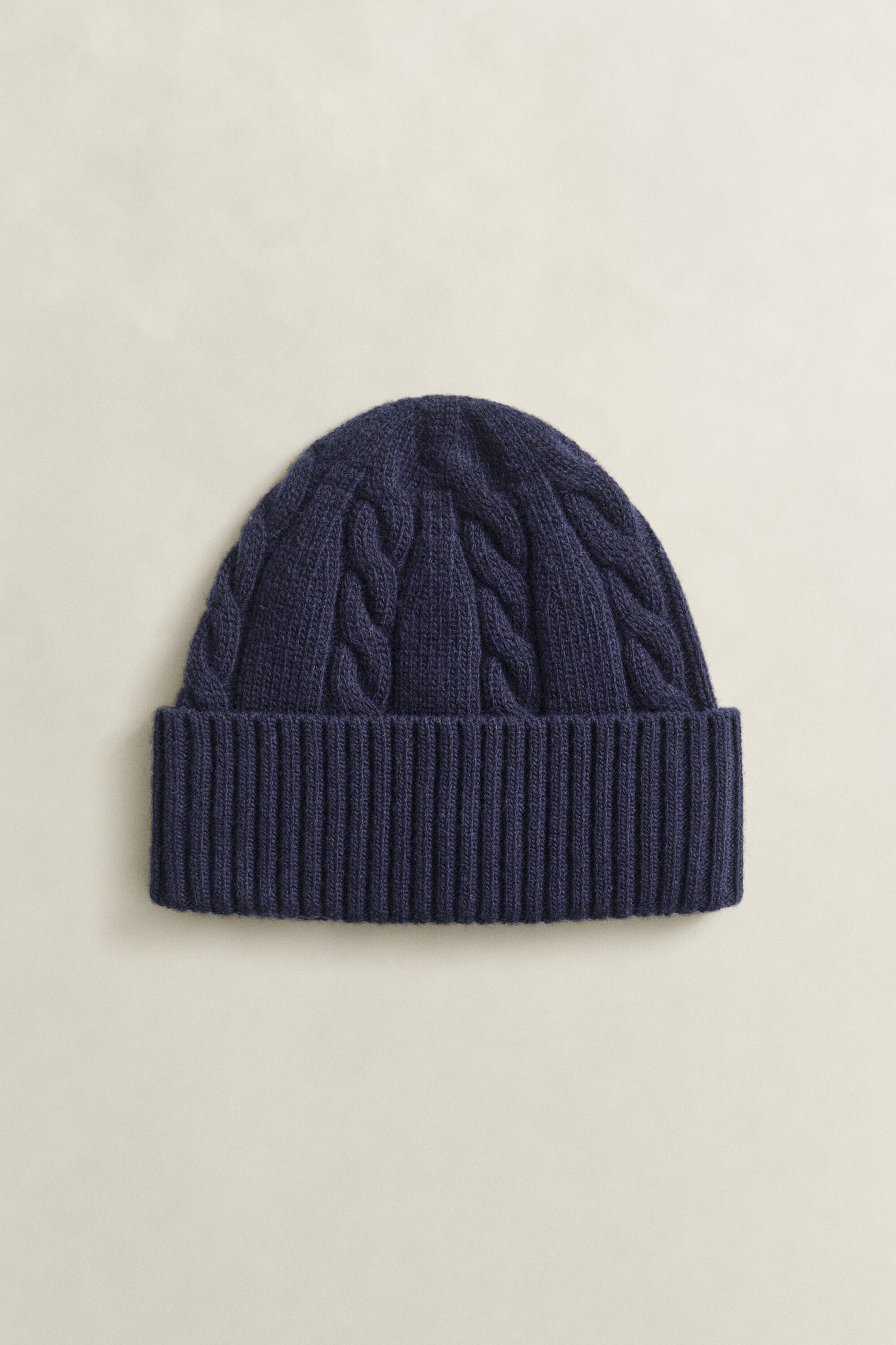 Gorro de punto de ochos de lana de oveja