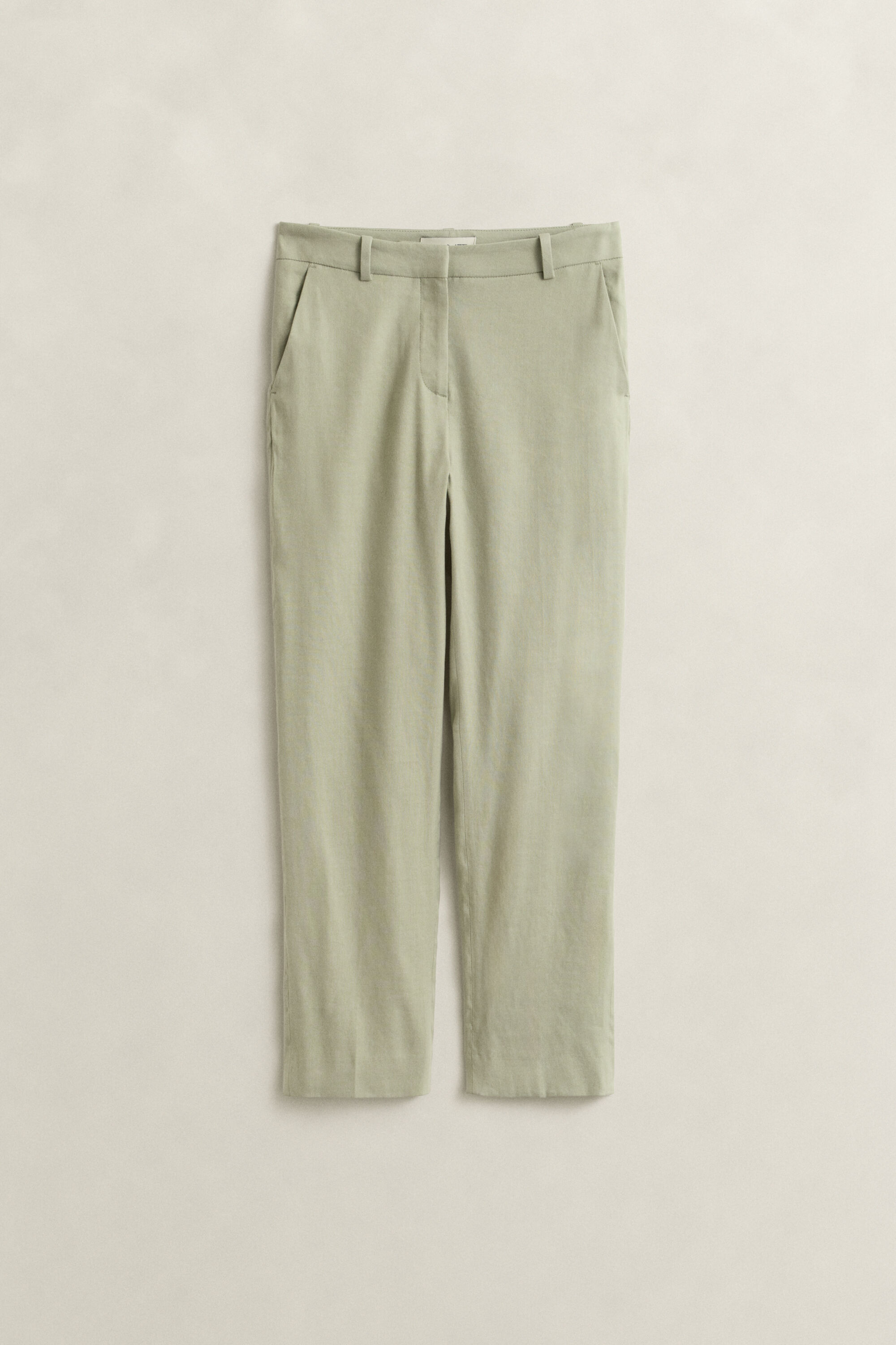 Pantalones elásticos de vestir de lino