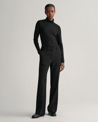 Pantalones de vestir Slim Fit acampanados