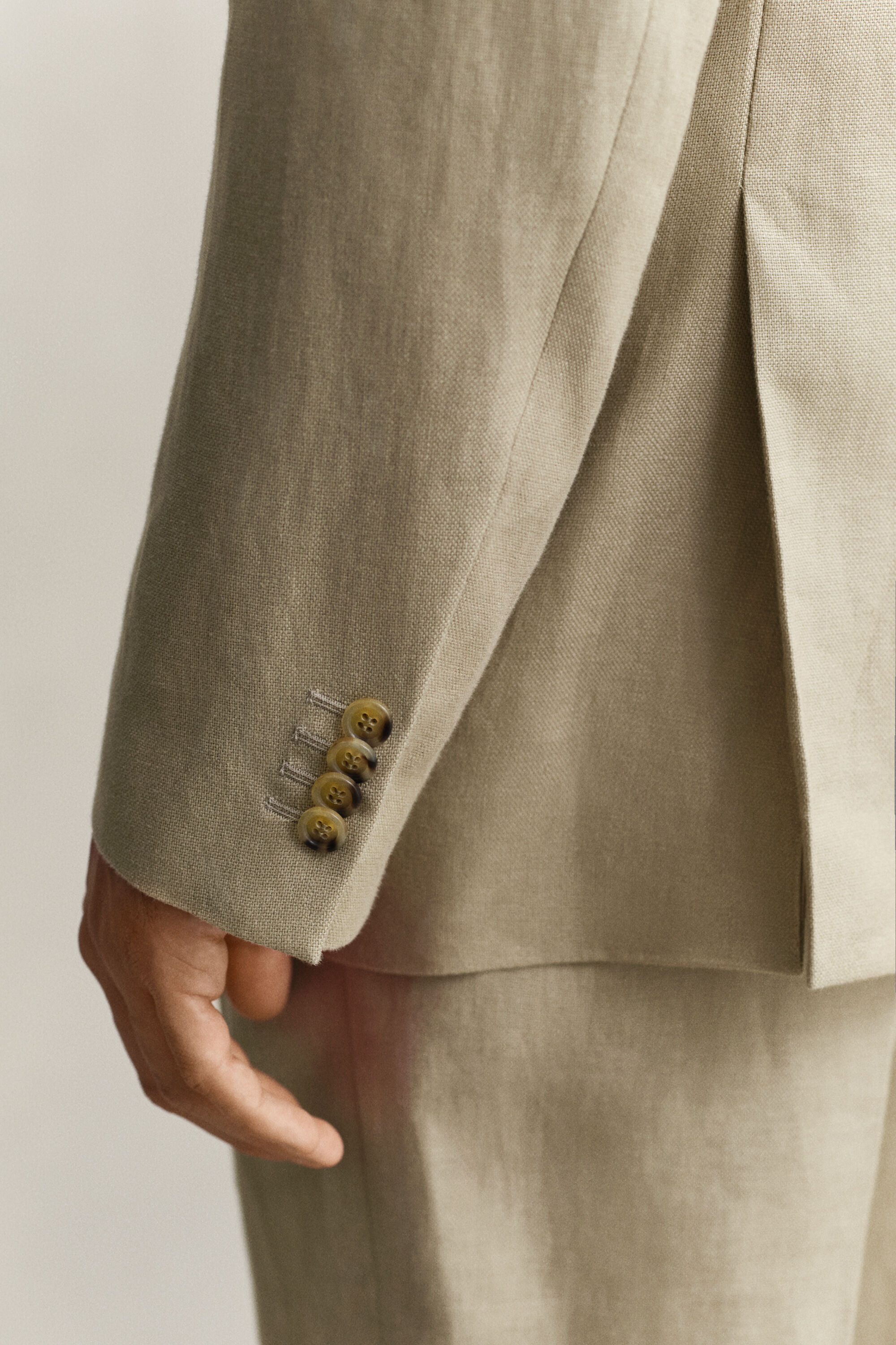 Chaqueta de traje de lino