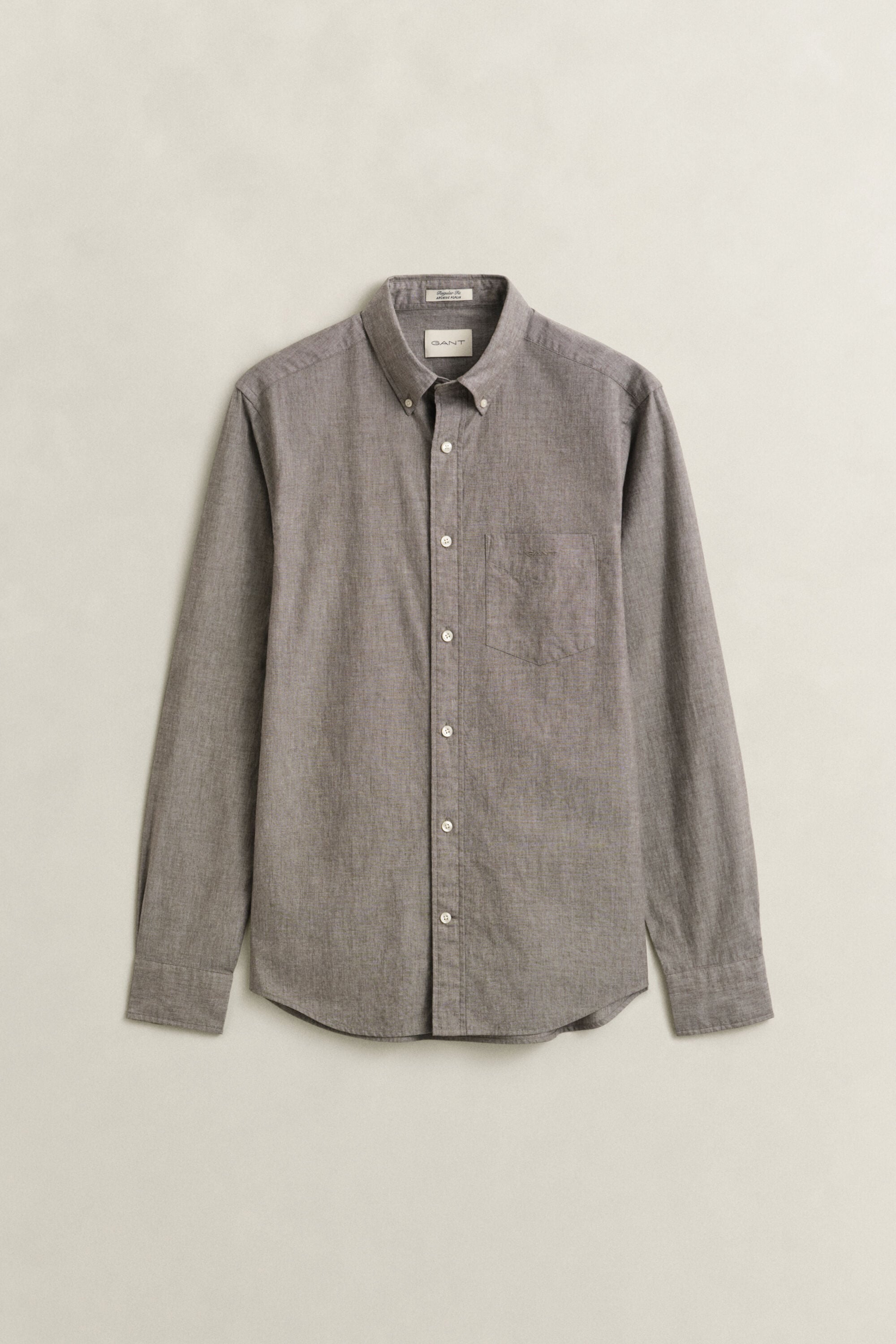 Camisa de popelina jaspeada Archive
