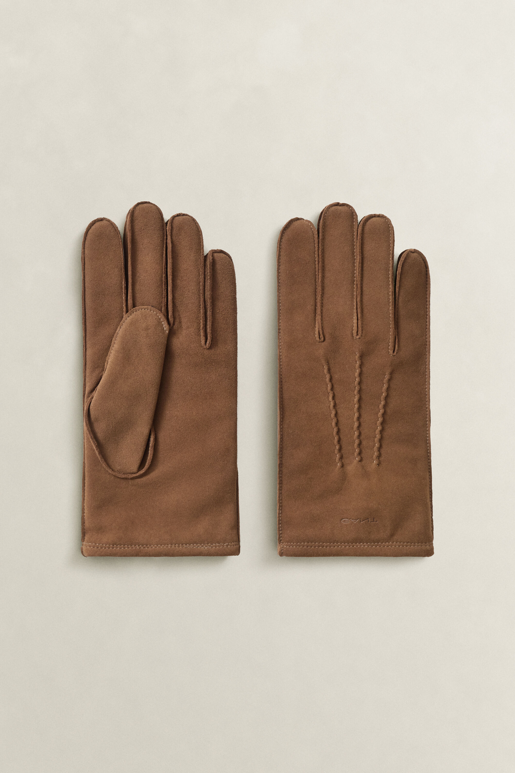 Guantes de ante con forro de cachemir