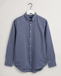 Camisa Oxford Regular Fit Banner Shield