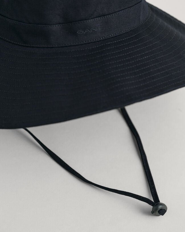 Sombrero de playa en sarga de algod&oacute;n