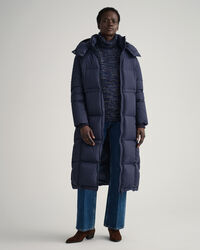 Abrigo de largo completo y plumón