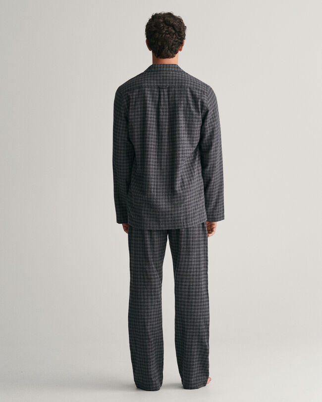 Caja de regalo con camisa y pantalones de pijama de franela