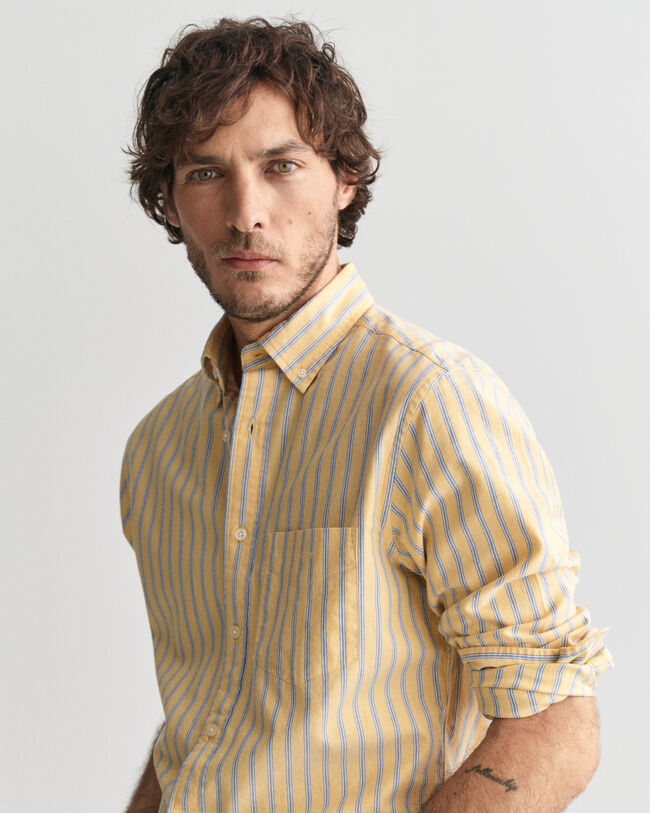 Camisa Oxford Regular Fit Archive a rayas