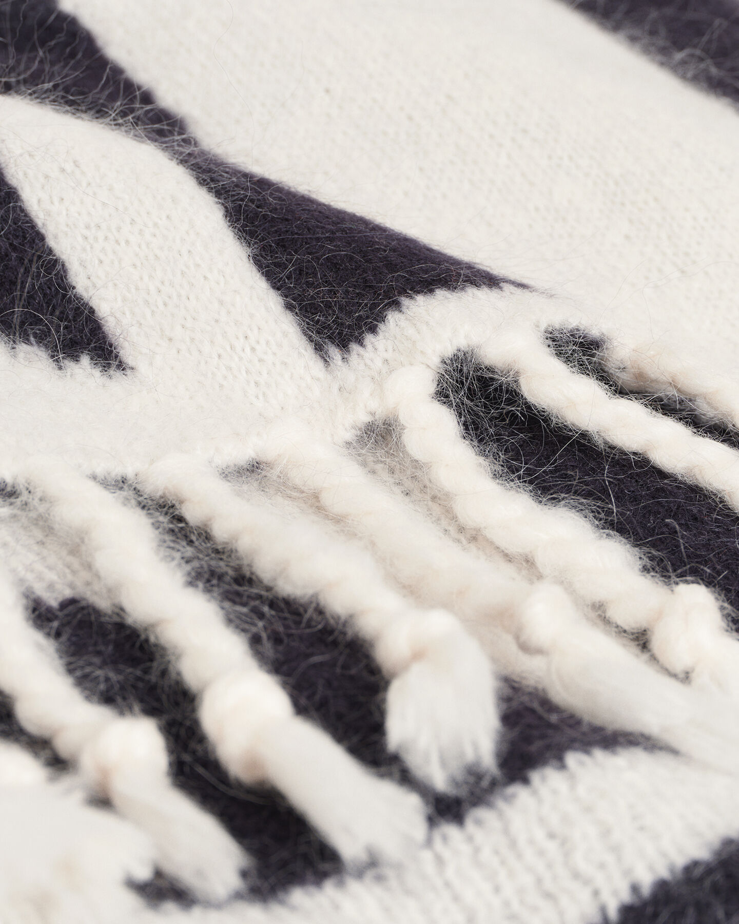 Bufanda de mohair Quadrat Logo