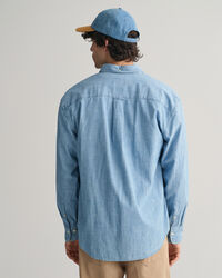 Camisa Relaxed Fit de cambray