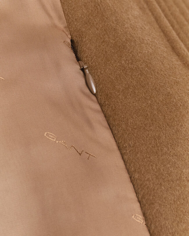 Chaqueta de aviador en mezcla de lana