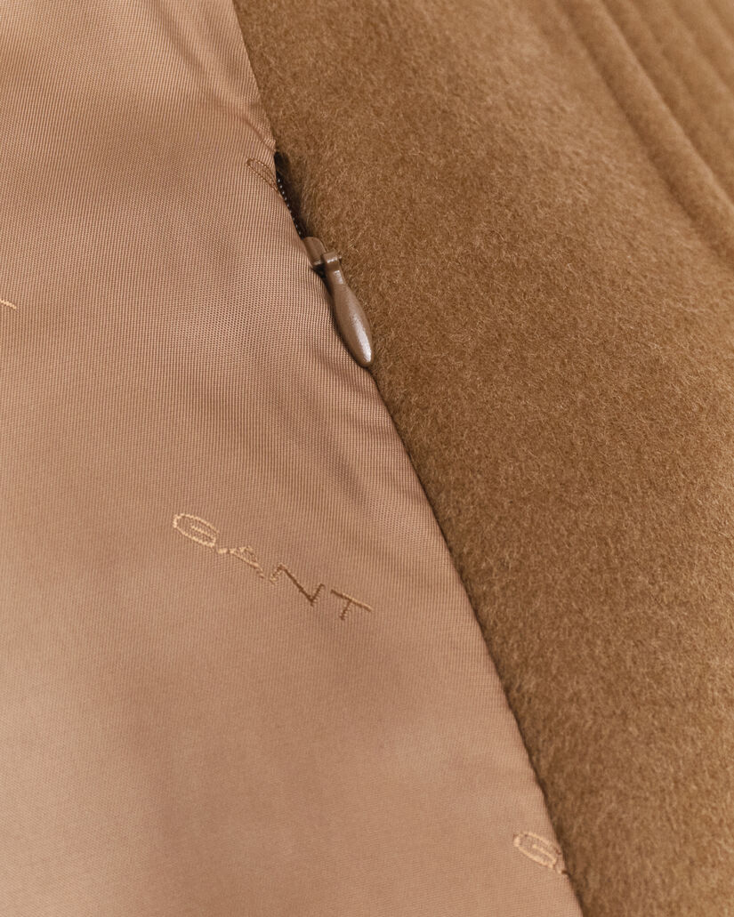 Chaqueta de aviador en mezcla de lana