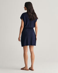 Vestido en mezcla de lino