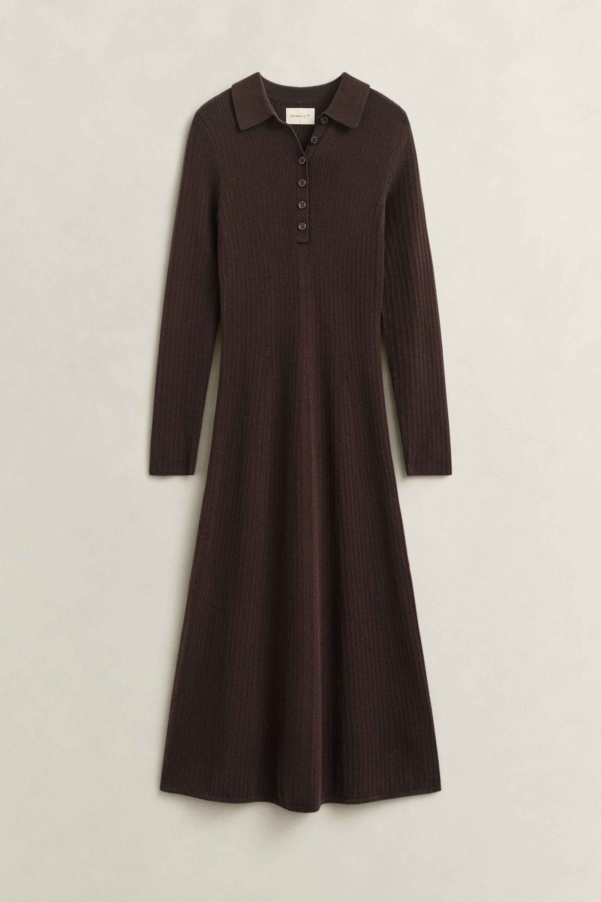 Vestido de punto de ochos